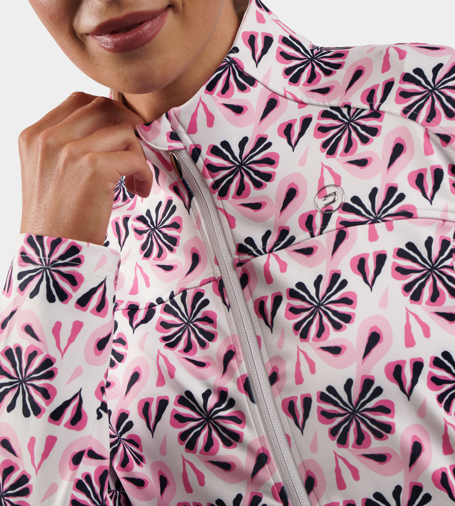 LADIES BIRDIE JACKET - FLORAL BLUSH