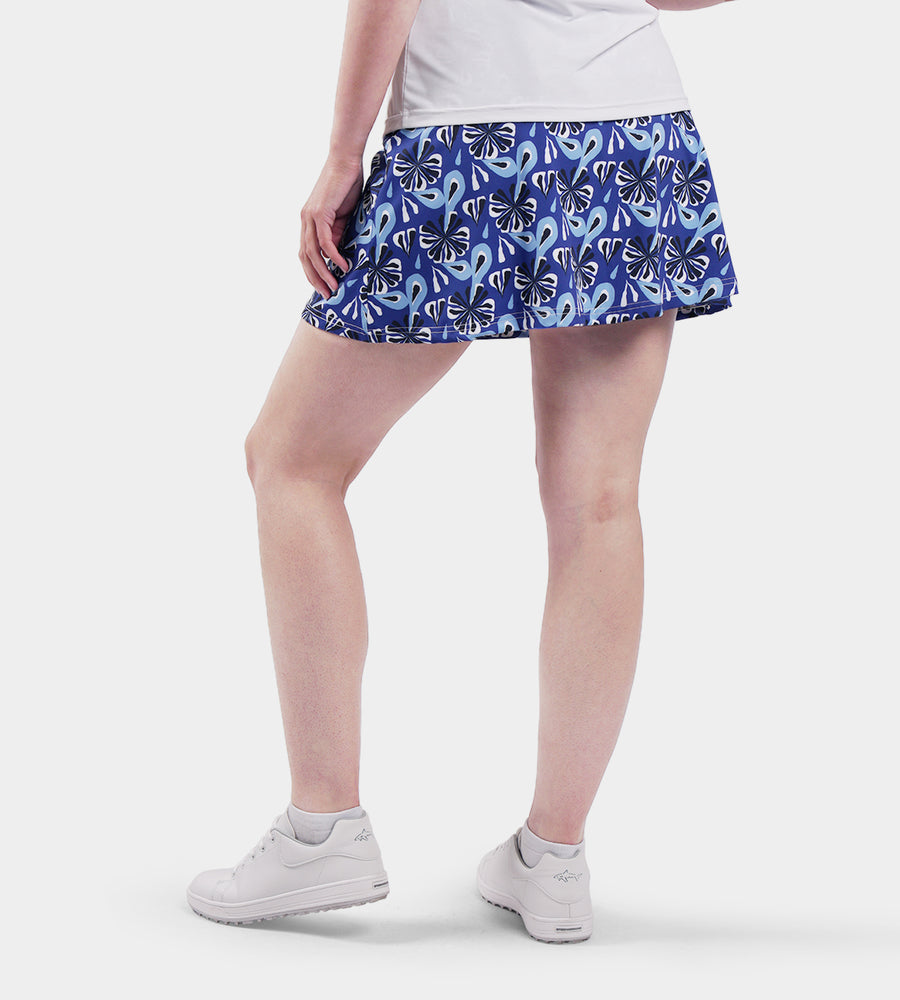 LADIES SIENNA SKORTS - FLORAL MARINEBLAU