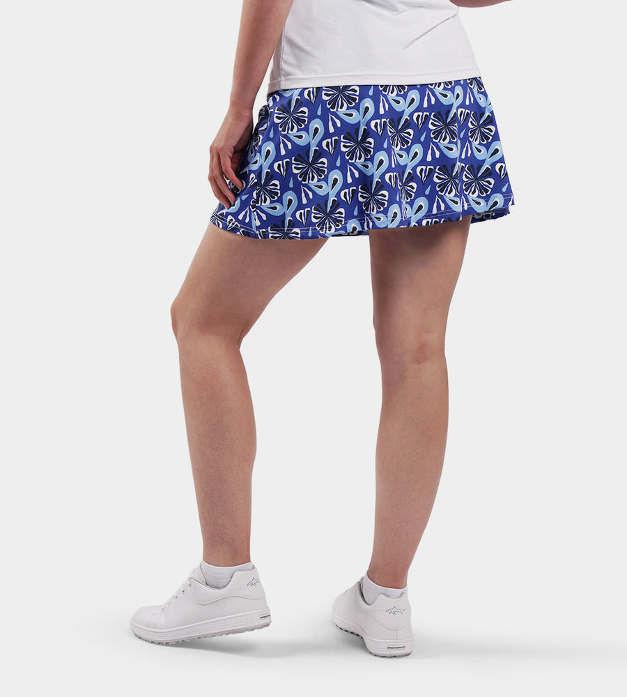 LADIES SIENNA SKORTS - FLORAL MARINE