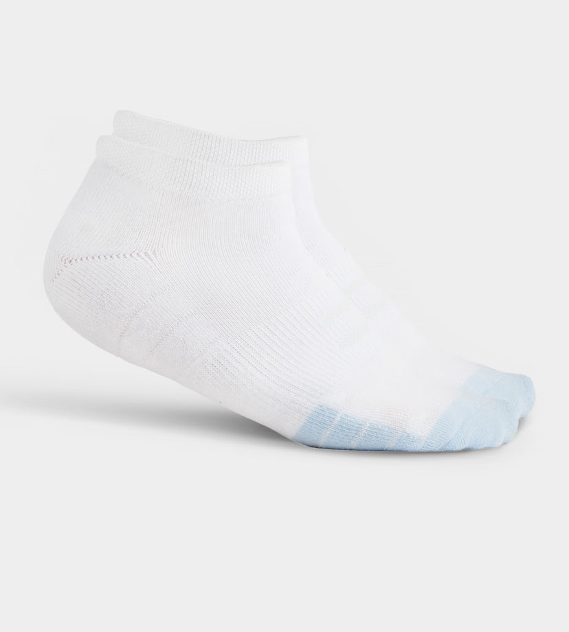 LADIES TOUR ANKLE SOCKS - BIANCO/BLU