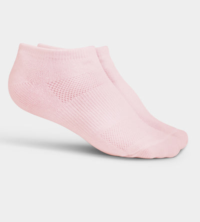 LADIES TRAINER ANKLE SOCKS - ROSE