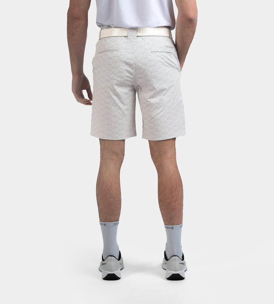 HERITAGE ABSTRACT SHORTS - WHITE
