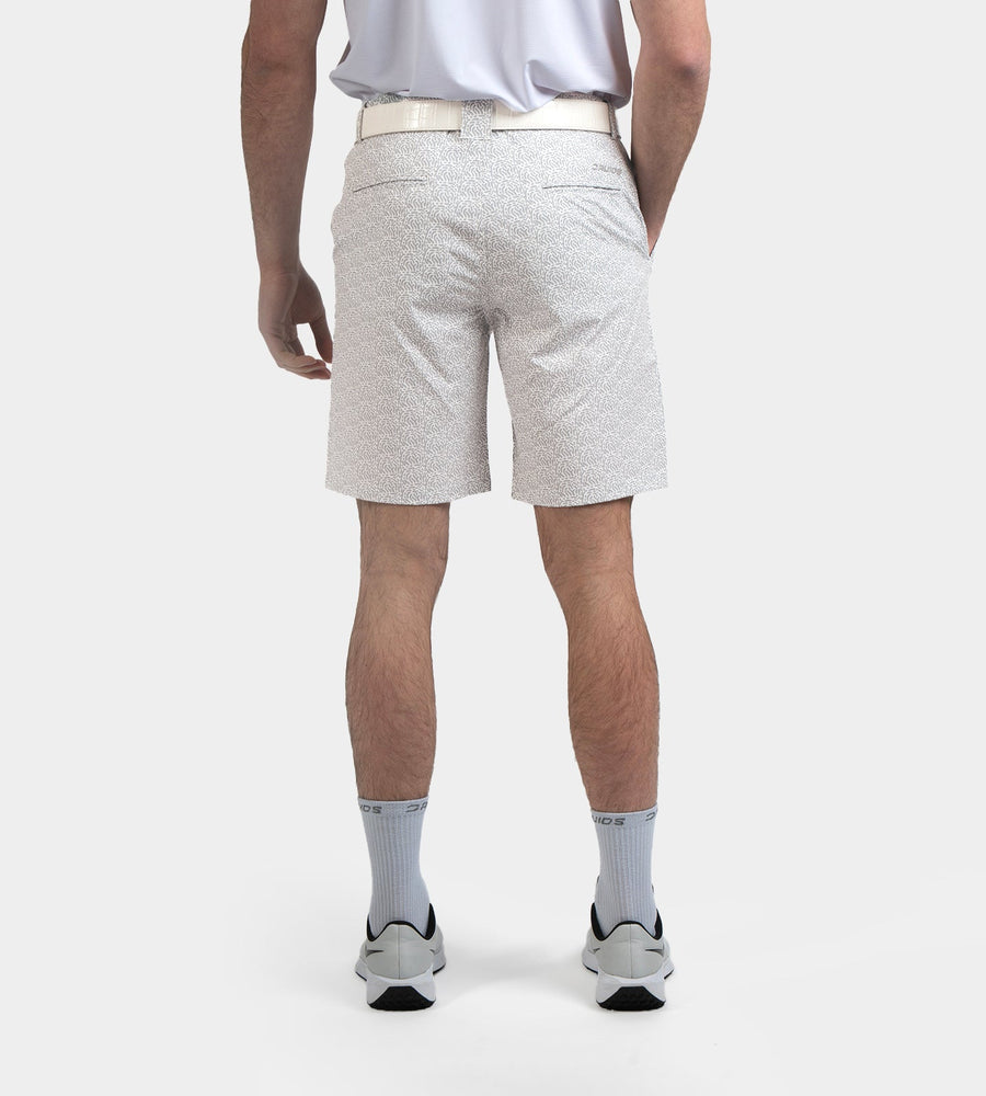 HERITAGE ABSTRACT SHORTS - WHITE