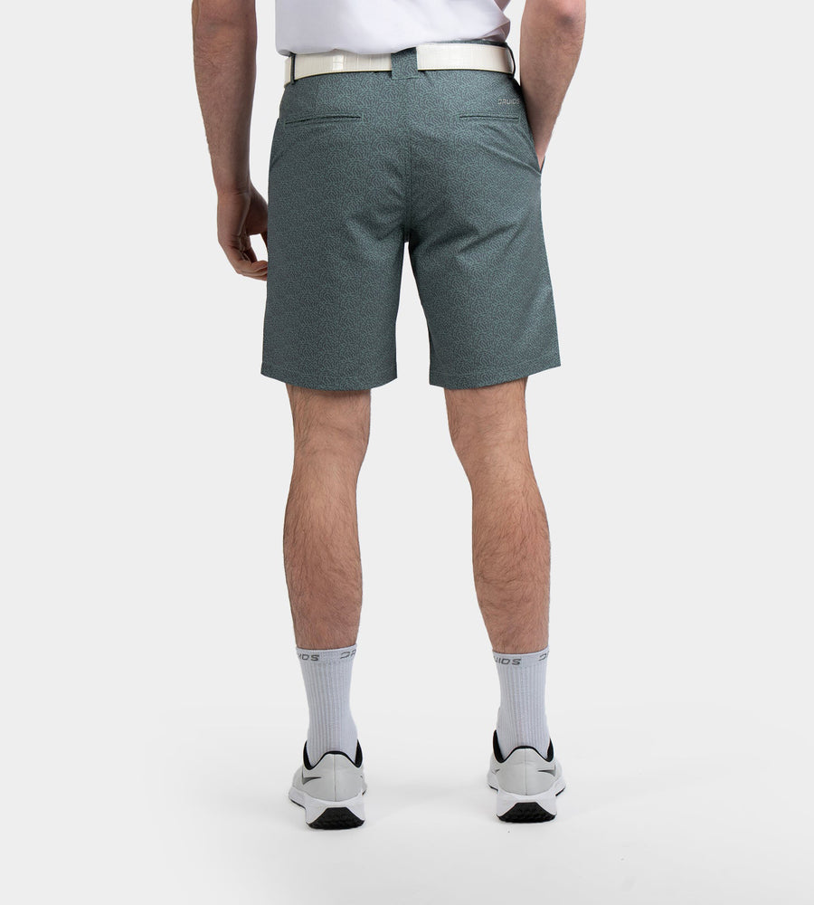 HERITAGE ABSTRACT SHORTS - SAGE