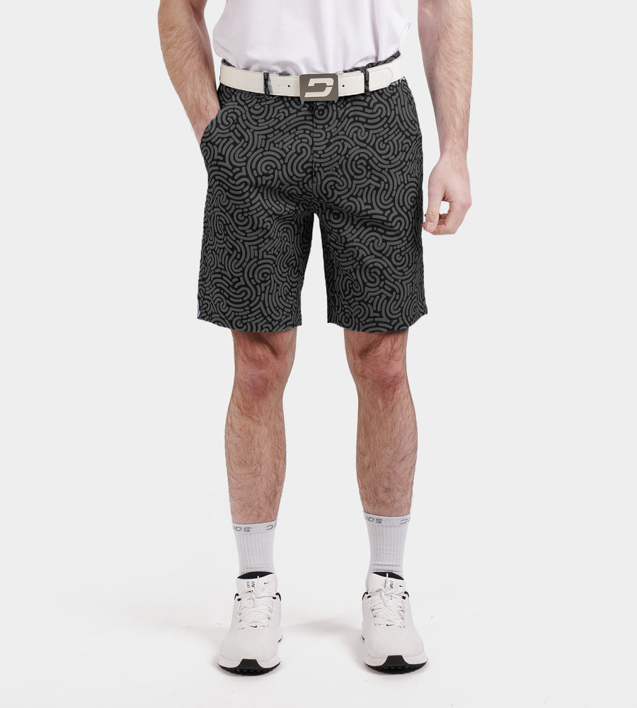 HERITAGE JUMBLE SHORTS - ZWART