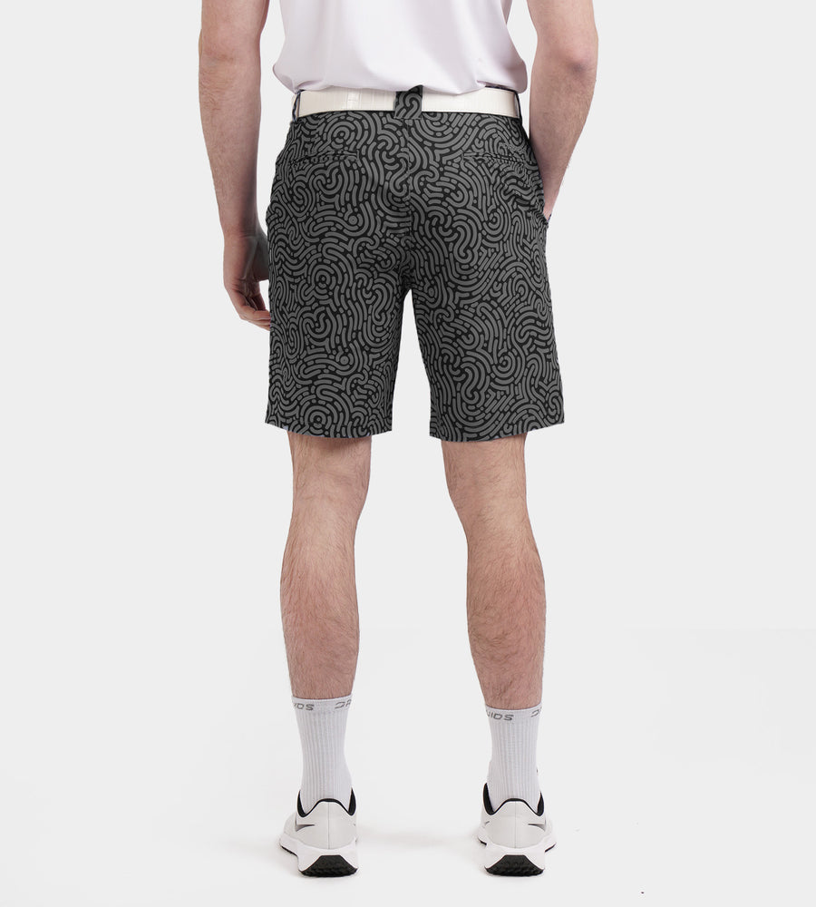 HERITAGE JUMBLE SHORTS - ZWART
