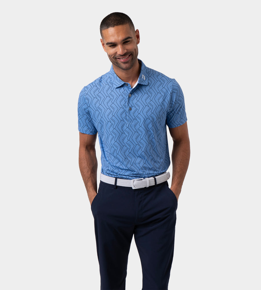 TRIGG POLO - BLUE