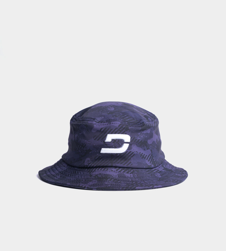 CAMO BUCKET HAT - MARINO