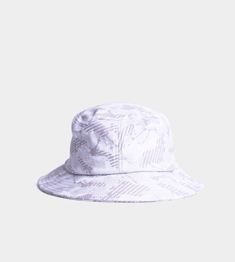 CAMO BUCKET HAT - WHITE