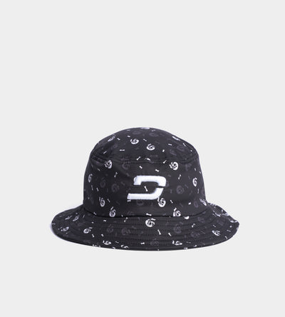 SKULLZ BUCKET HAT - NOIR