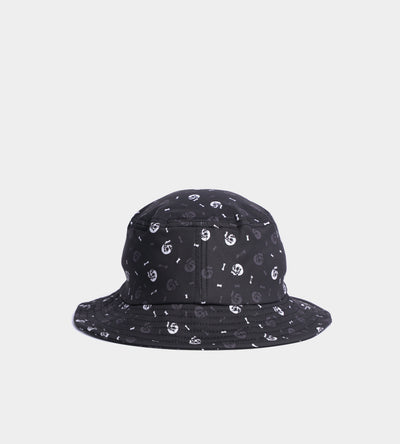 SKULLZ BUCKET HAT - NOIR