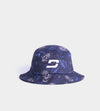 PINEAPPLE SKULLZ BUCKET HAT- NAVY / WHITE