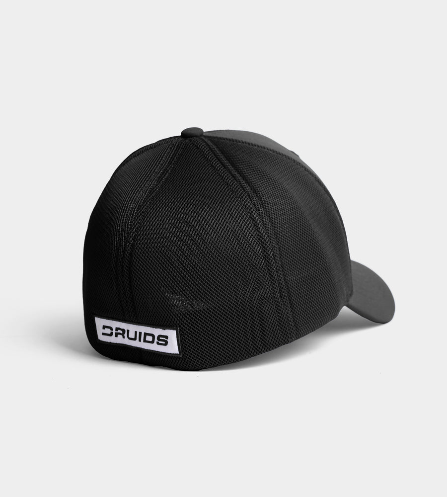 OUTLINE FITTED TRUCKER CAP - NERO