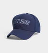 OUTLINE FITTED TRUCKER CAP - BLEU MARINE
