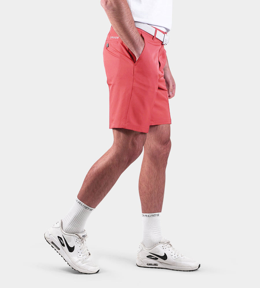 CLIMA GOLF SHORTS - CORAL