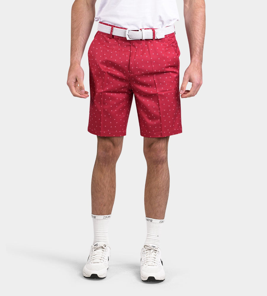 CLIMA BLOSSOM SHORTS - RED