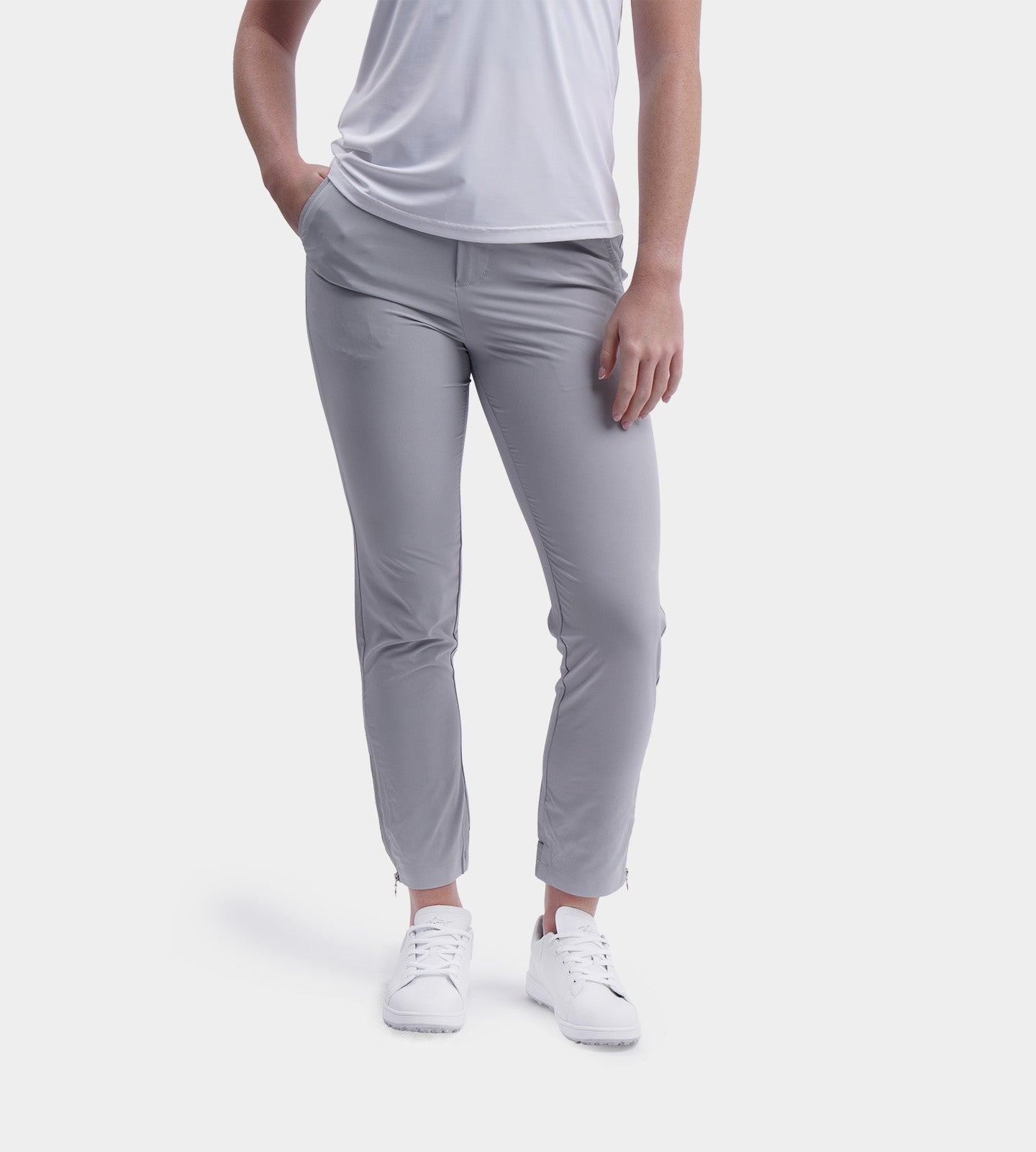 LADIES GOLF JOGGERS - GREY