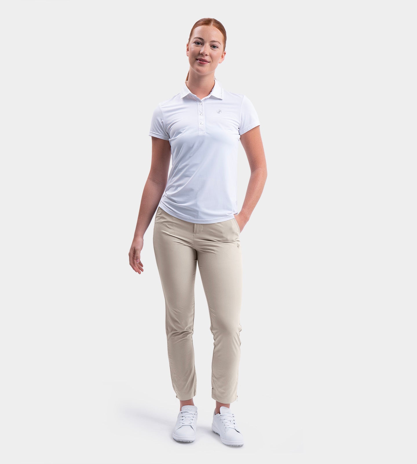 LADIES GOLF JOGGERS - STONE