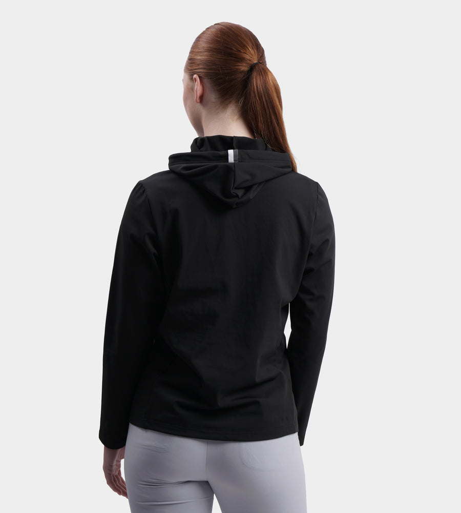LADIES HESSIE HOODIE - SCHWARZ