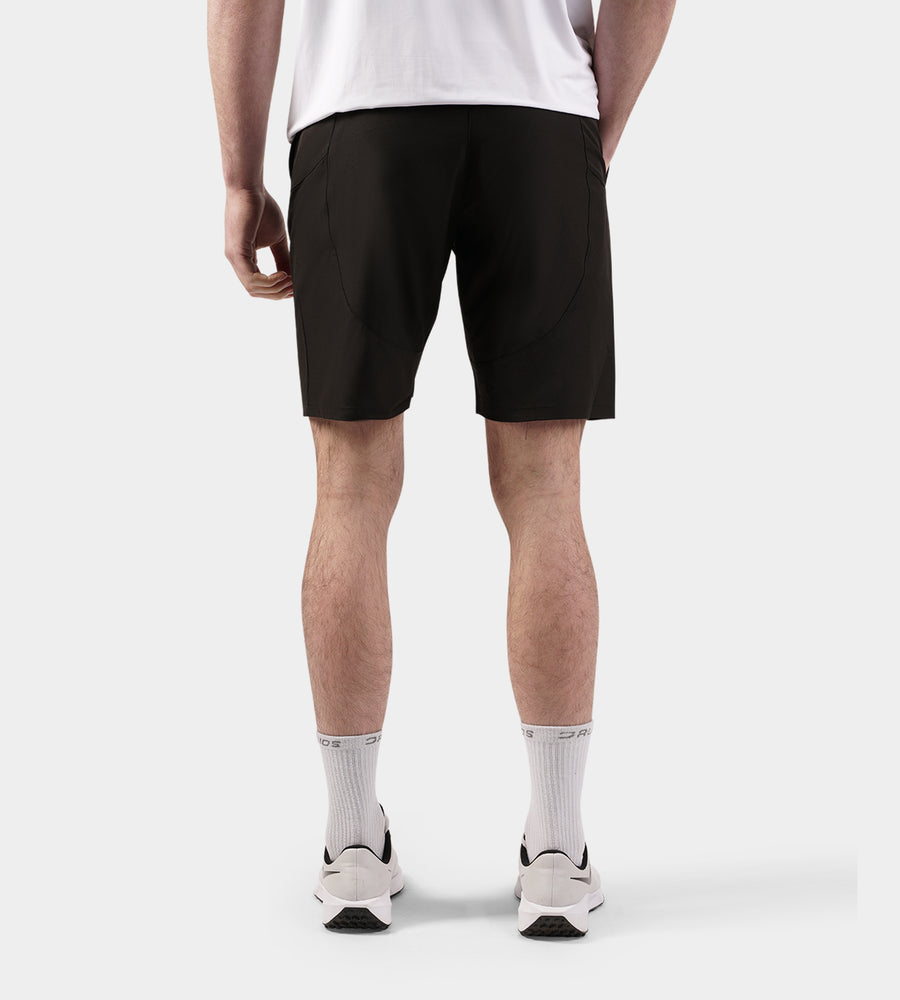 LUXE GOLF SHORTS - BLACK