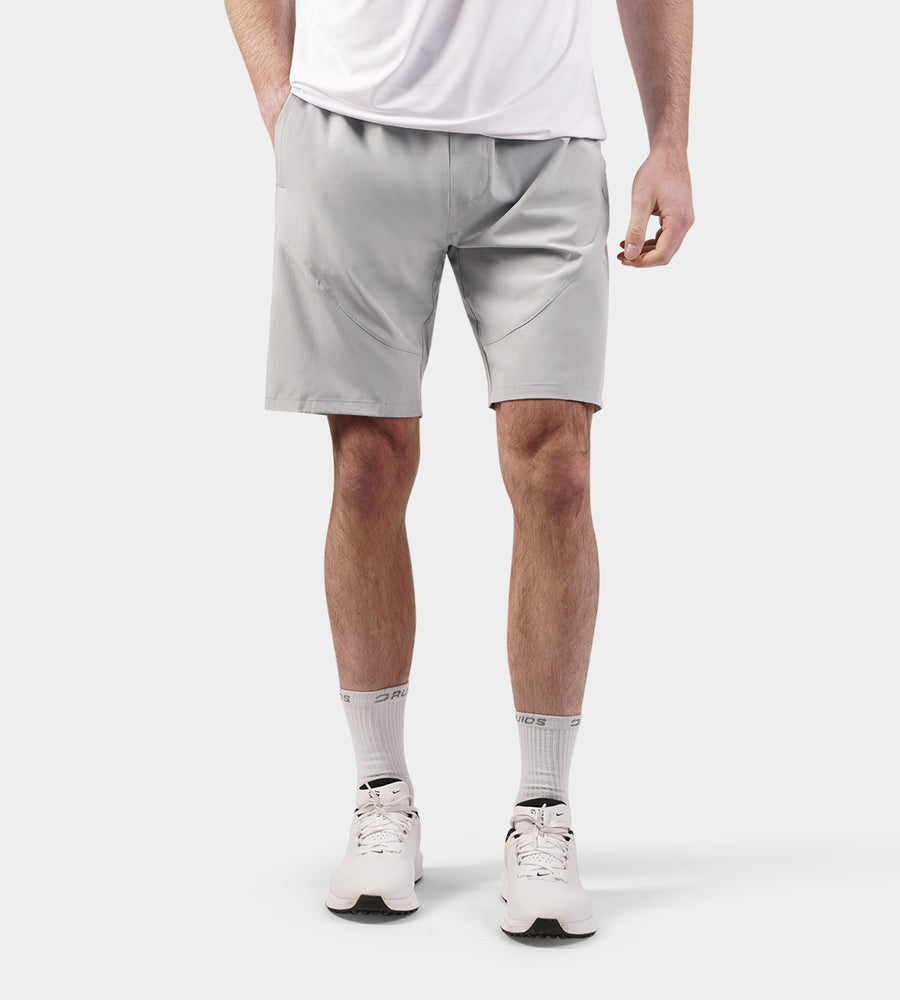 LUXE GOLF SHORTS - GREY