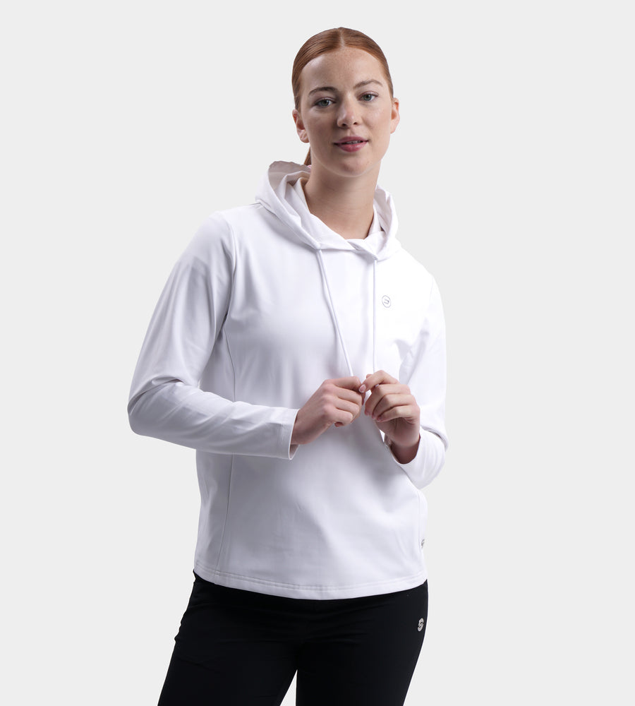 LADIES HESSIE HOODIE - WEISS