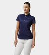 LADIES BLISS POLO - MARINE