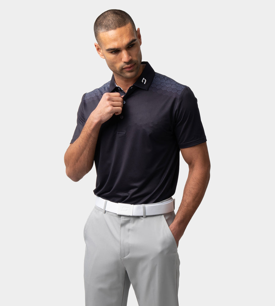 HEXA PERFORMANCE POLO - BLACK