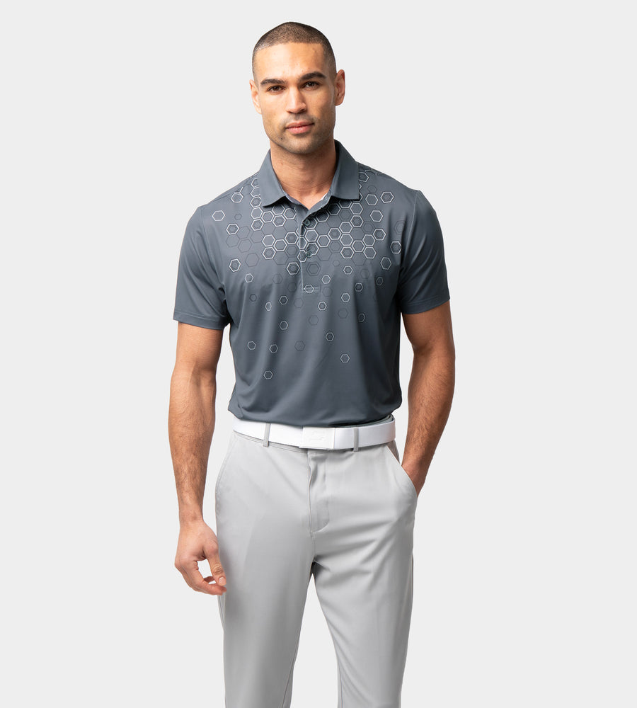 HEXIE POLO - CHARCOAL