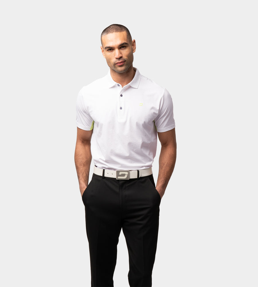 BLACKOUT POLO - WHITE