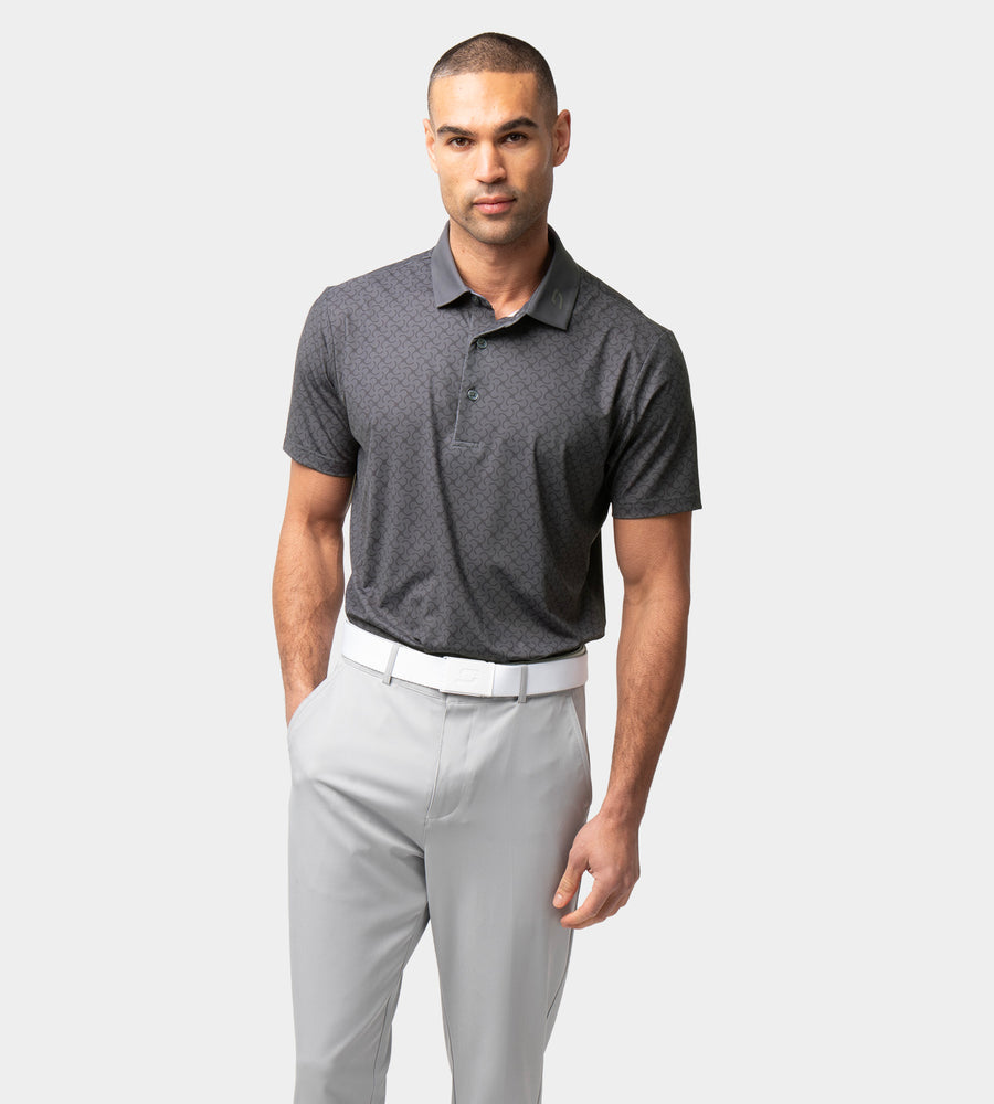 TWIST POLO - CHARCOAL