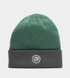 D BADGE BEANIE - SAGE