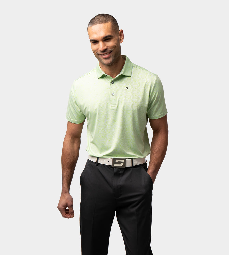 SIX GRID POLO - JADE