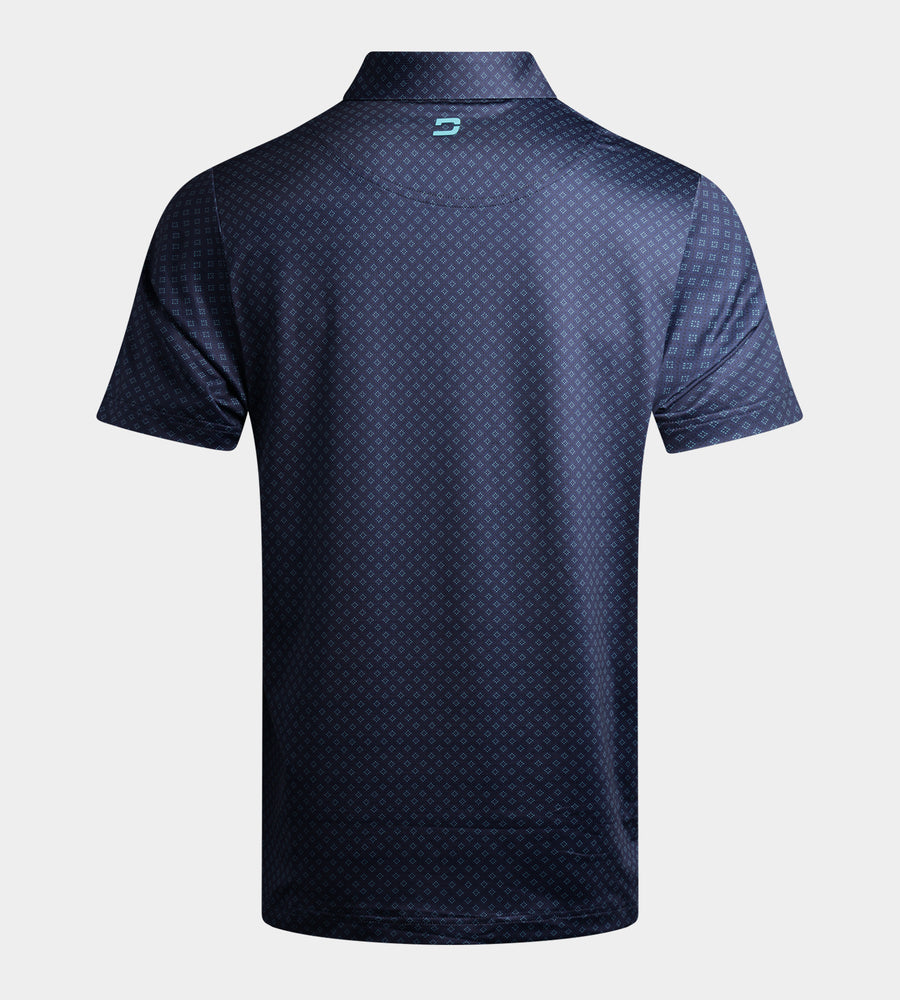DIAMOND 2.0 POLO - MARINEBLAUW