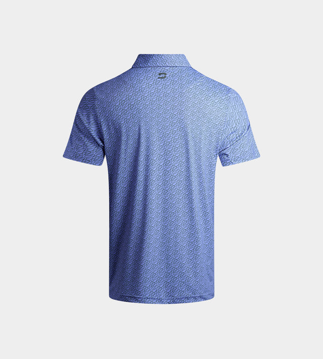 KIDS DOODLE POLO - DENIM