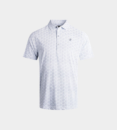 KIDS DOODLE POLO - WHITE