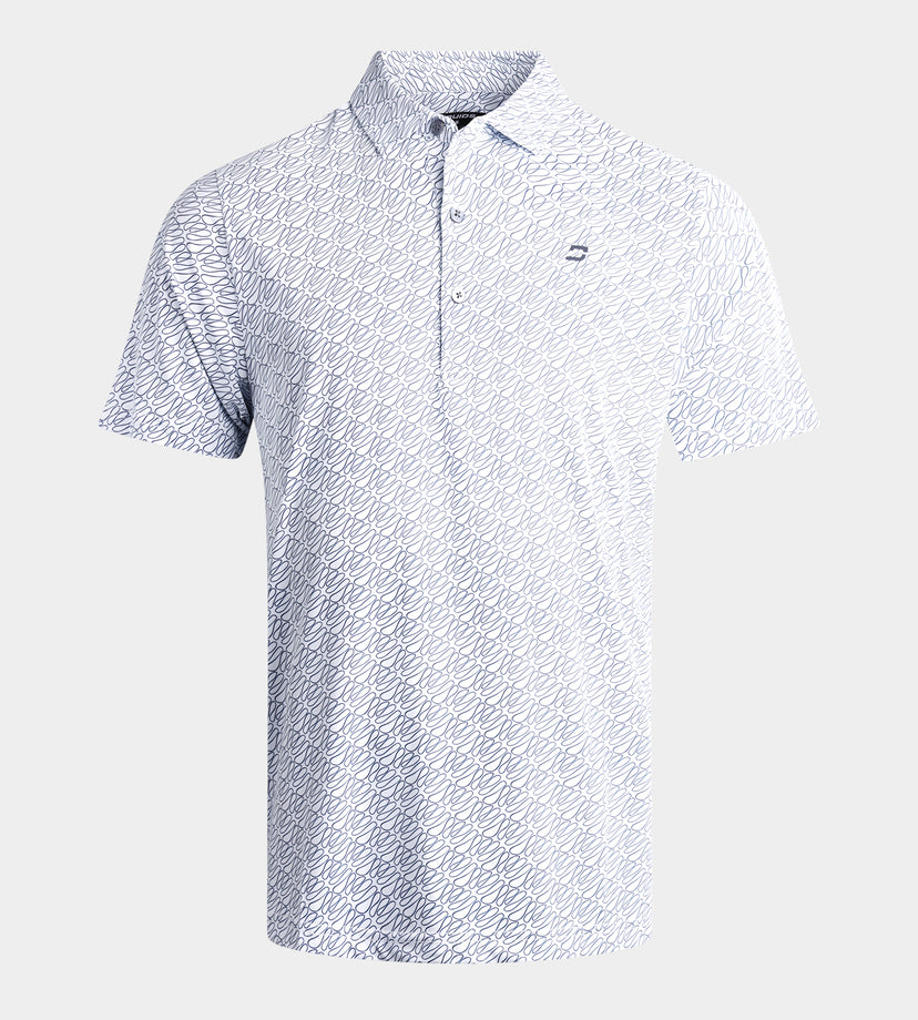 DOODLE POLO - WHITE