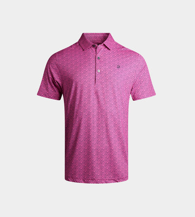 KIDS DOODLE POLO - PINK