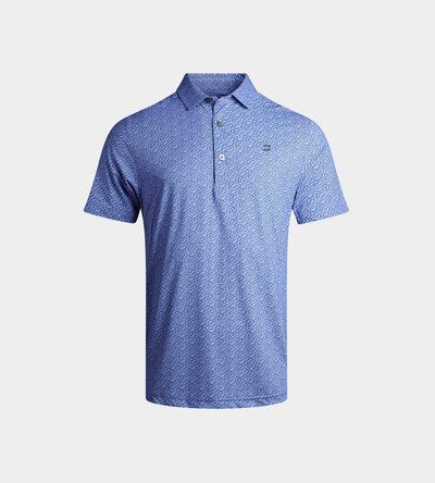 KIDS DOODLE POLO - DENIM