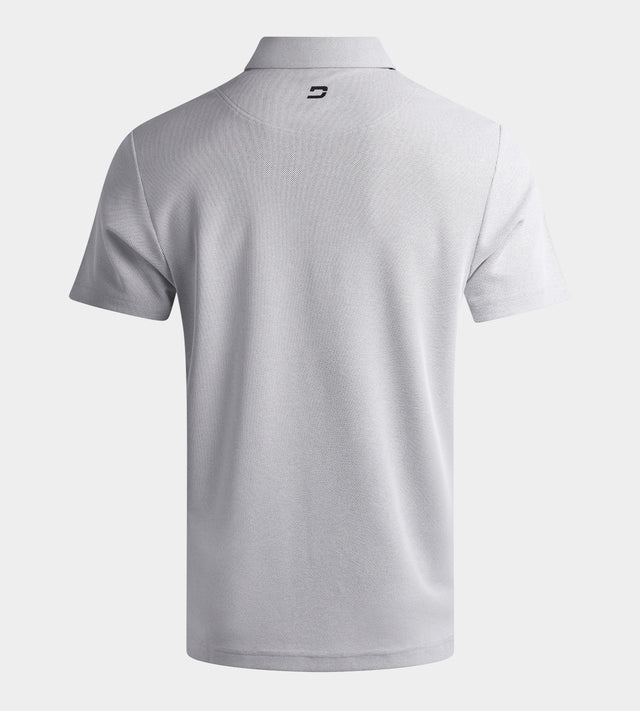 ELYSIAN POLO - WHITE / LIGHT GREY
