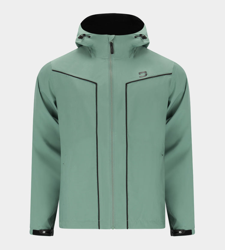 Escapade Jacket In Sage Waterproof Golf Jacket Druids - Main Image