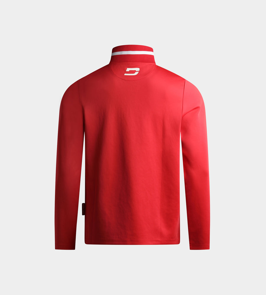 KIDS FAIRWAY FLEX MIDLAYER - ROSSO