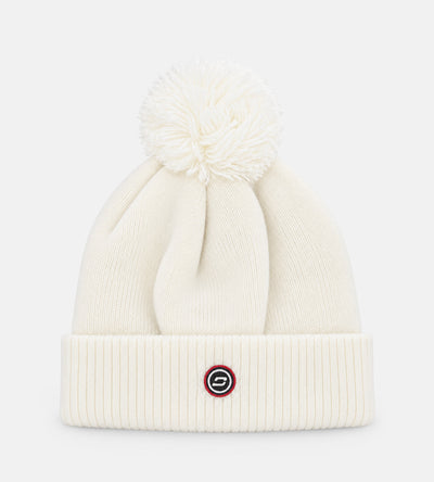 FOCUS LINE BEANIE - WHITE