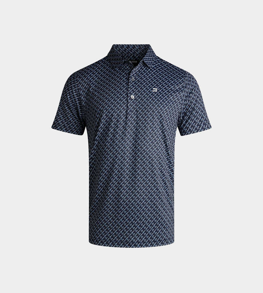KIDS GOLF TEE POLO - NAVY