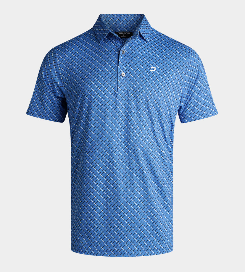 GOLF TEE POLO - BLAUW