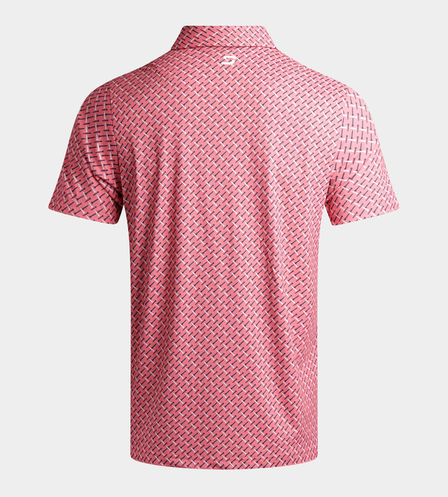 GOLF TEE POLO - CORAL