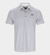 GRADIENT STRIPE POLO - GRIGIO