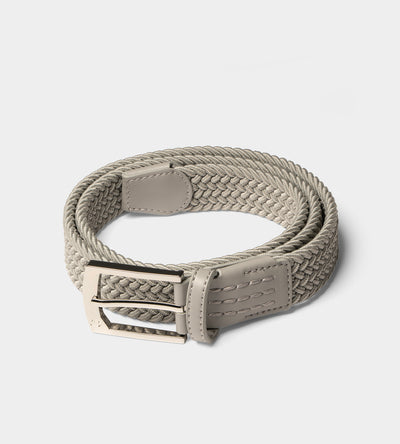LADIES WEBBED BELT - GRIS
