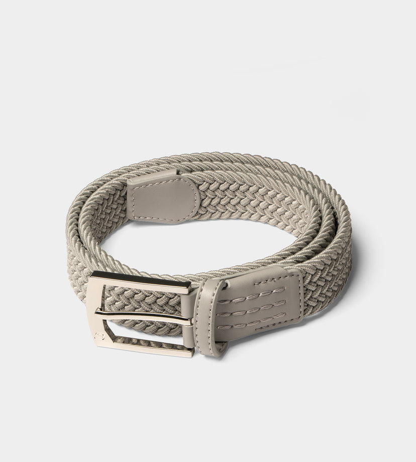 LADIES WEBBED BELT - GRIGIO