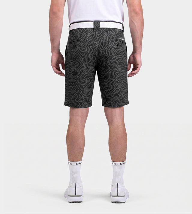 HERITAGE JUMBLE SHORTS - ZWART